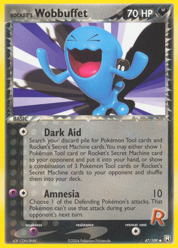 Team Rocket Returns Rocket’s Wobbuffet #47/109